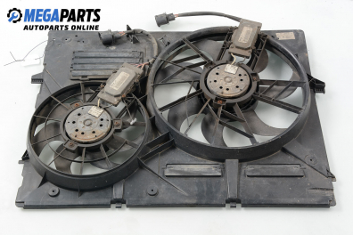 Cooling fans for Volkswagen Touareg 3.2, 220 hp automatic, 2006